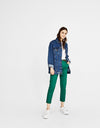Belted chino trousers polo